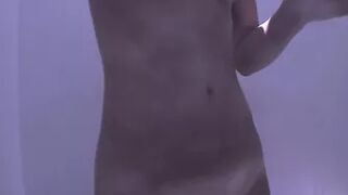 peeing in the public shower 9