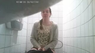 Hidden Camera in Student Toilet - 7