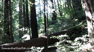 SamanthaStarfish - Pooping In The Redwood Forest!